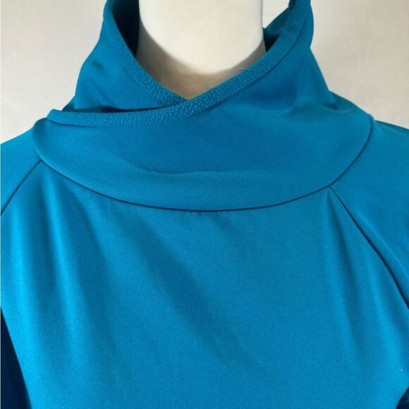 Champion Duofold Performance blue cowl neck sweatshirt size small - Picture 3 of 8